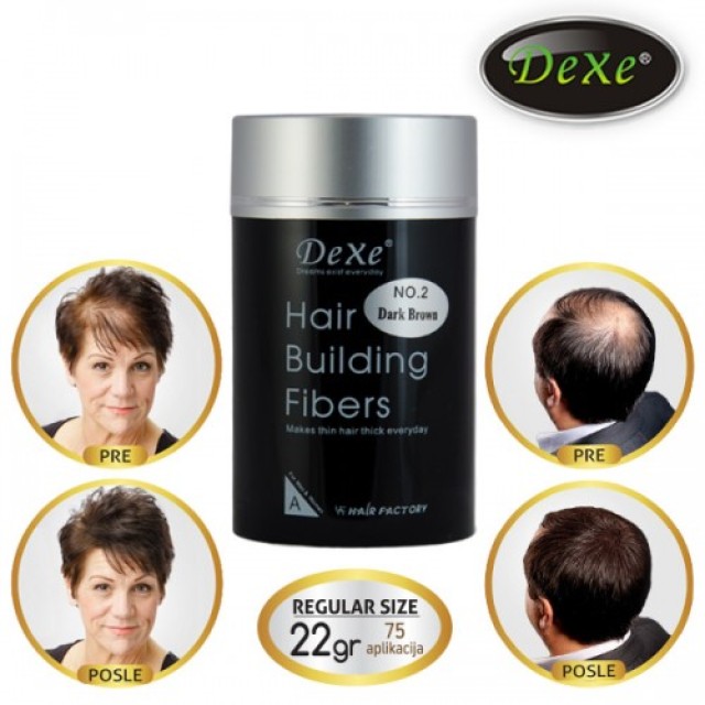 DEXE Fiberi za proređenu kosu 22gr 75 aplikacija